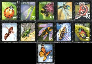 Canada 2234//2708 - Mint-NH - Beneficial Insects (NO #2238) (2007-14) (cv $3.20)