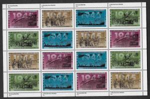 CANADA SC# 1541-44 PANE/16 FVF/MNH