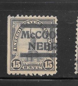 #566 Used Single PRECANCEL AS SHOWN