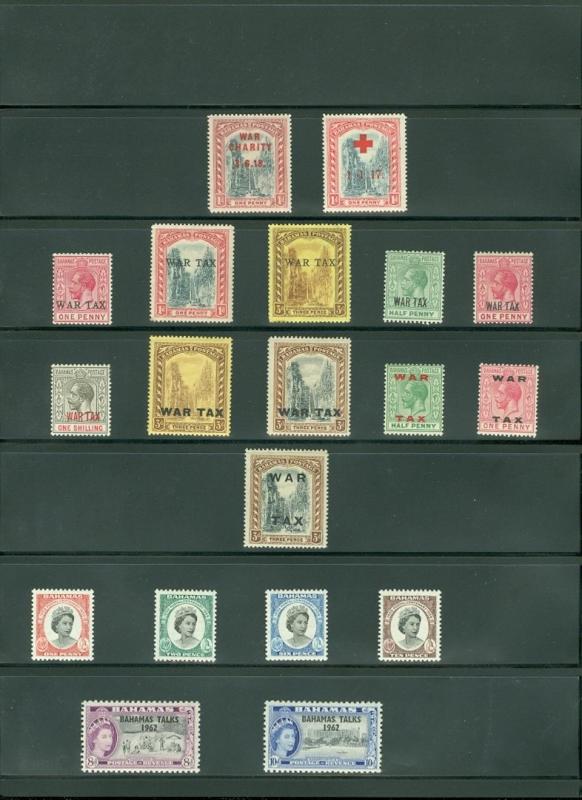 BAHAMAS: Beautiful collection all MOG & VF. Some NH included. SG Cat £886.00.