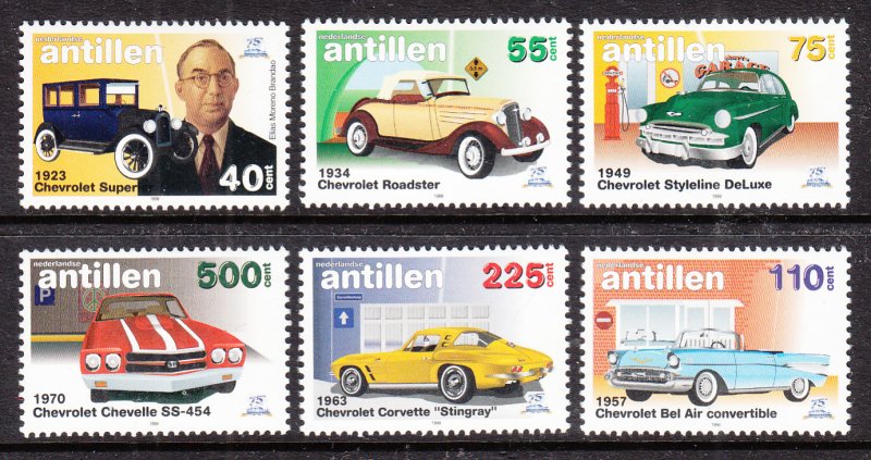 Netherlands Antilles 829-834 Cars MNH VF