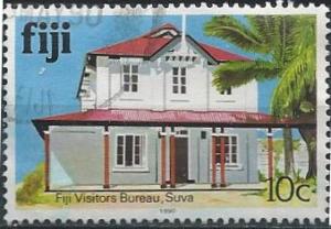 Fiji 414a (used) 10c Visitors’ Bureau (1990)