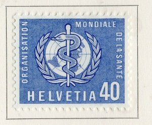 Switzerland Helvetia 1957 Early Issue Fine Mint Hinged 40c. NW-170856