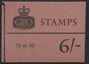 GB Q-22   1967   6 sh booklet  wildings