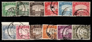 ADEN SG1/12 1937 DHOWS SET USED