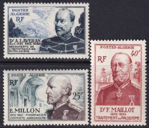 Algeria 1953 Sc 250-2 set MLH*