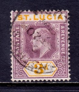 St. Lucia - Scott #53 - Used - SCV $3.25