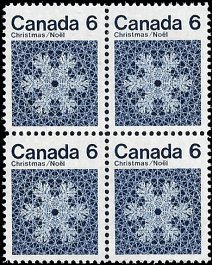 CANADA   #554 MNH BKOCK OF 4 (1)