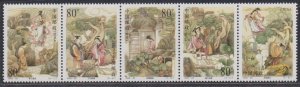 China PRC 2002-23 Dong Yong and the 7th Immortal Maiden Stamps Set of 5 MNH