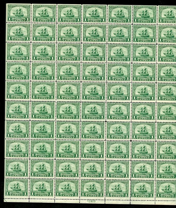 UNITED STATES 1c PILGRIM SCOTT#548  SHEET(70) MINT NH