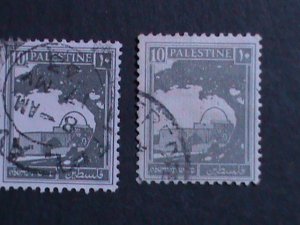 ​PALESTINE-1927- SC#63 ERROR?-COLOR DIFFERENT ?-RACHEL'S TOMB USED VF