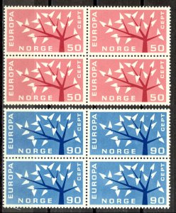 Norway Sc# 414-415 MNH block/4 1962 Europa