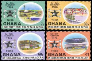 Ghana 574-577, MNH, Accra International Trade Fair