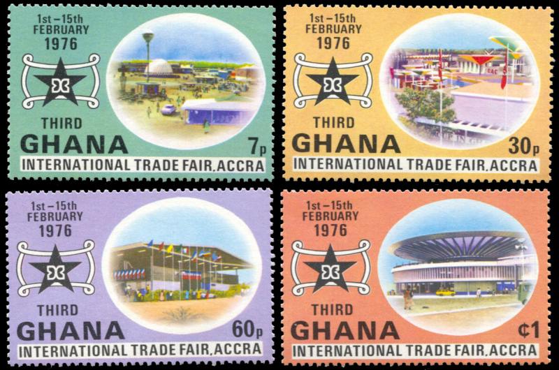 Ghana 574-577, MNH, Accra International Trade Fair