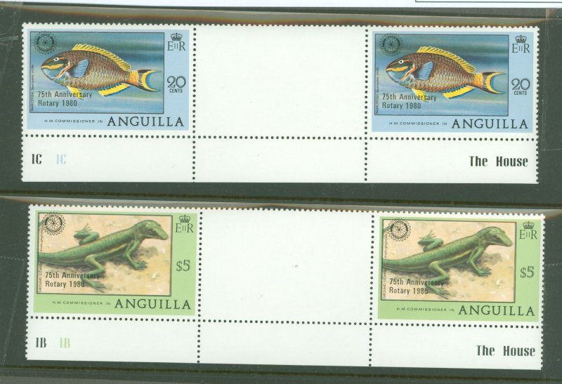 Anguilla #389-390 Mint (NH) Single (Complete Set)