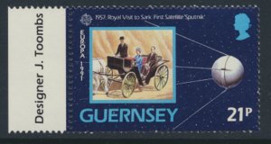 Guernsey  SG 521  SC# 450 MNH  Europa Space 1991  see scan     