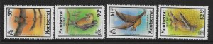 MONTSERRAT SG743/6 1988 BATS MNH