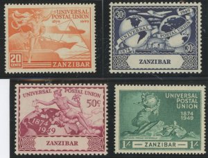 Zanzibar #226-229 Mint (NH) Single (Complete Set)