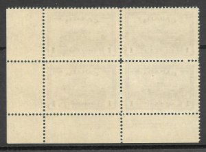 Doyle's_Stamps: XF Scott #273** Corner Canadian Banknote Company Imprint Block