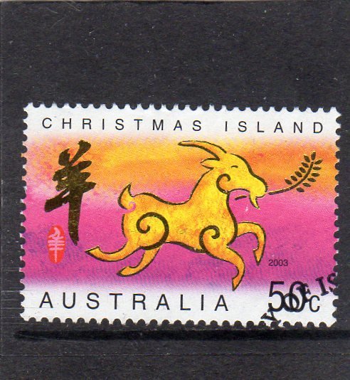 Christmas Island Year of the Goat  used