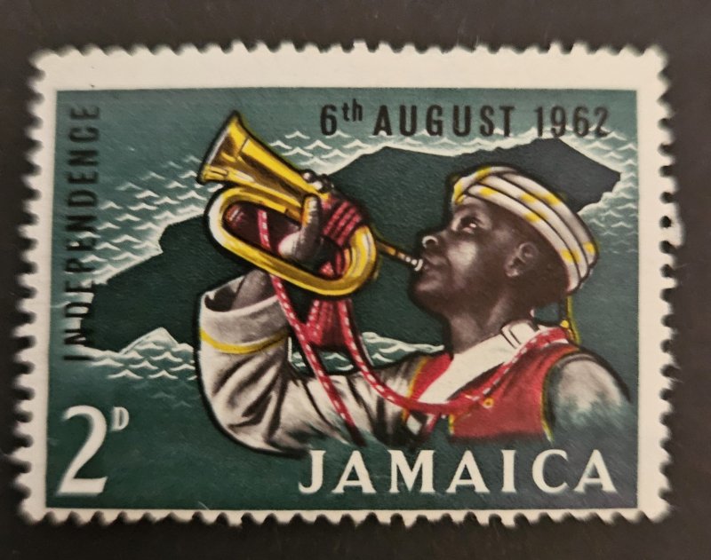 Jamaica 1962 SG193 mounted mint 2d Independence Issue