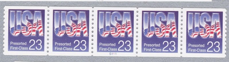 PNC5 23c USA S111 US #2608 MNH F-VF