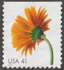 USA, Scott#4177, stamp, flower, 0.41 cents, used, hinged