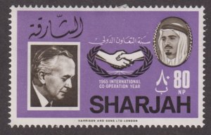 UAE Sharjah Unlisted UN International Co-Op Year 1966