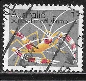 Australia 554: 1c Banded Coral Shrimp (Stenopus hispidus), used, VF