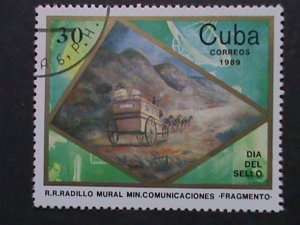 ​CUBA-VERY OLD CUBA-SPACE PROGRAMS STAMPS USED- VF WE SHIP TO WORLD WIDE.