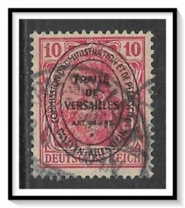 Allenstein #16 German Issues Overprinted Used