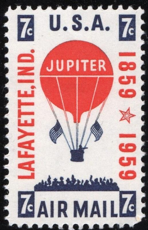 SC#C54 7¢ Jupiter Balloon Single (1959) MNH