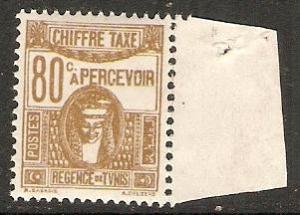 Tunisia 1928 Scott J22 Postage Due MNH