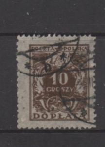 Poland Scott #  J72   used   single