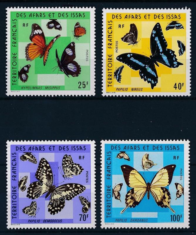 [65631] Afars and Issas 1975 Butterflies MLH