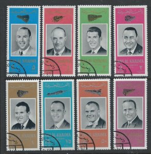 RAS AL KHAIMA MICHEL# 48-55  VF U 1966