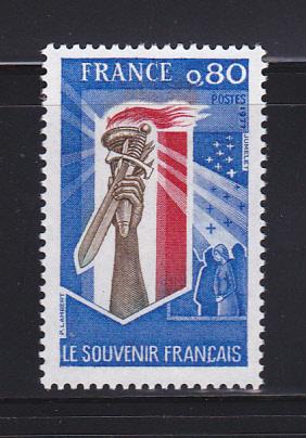 France 1521 Set MNH Hand Holding Torch and Sword