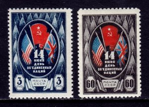 Russia - Scott #921-922 - MH - SCV $3.25