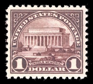 MOMEN: US STAMPS #571 MINT OG NH VF/XF LOT #73505