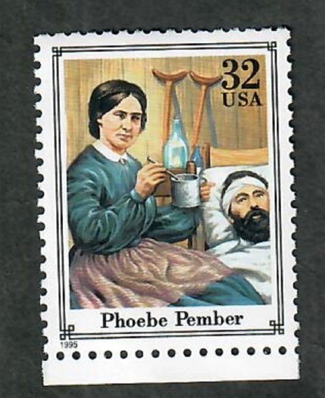 2975r Civil War:  Phoebe Pember MNH single