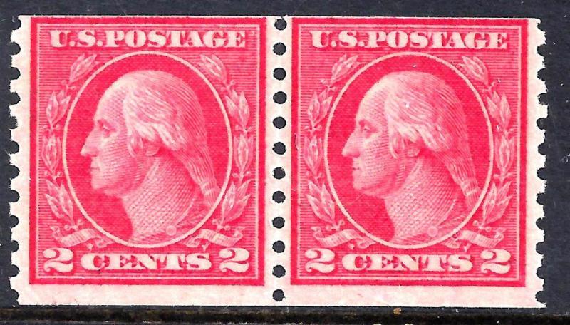  U.S. 454 FVF MNH PAIR SCV$360.00 (454-5)