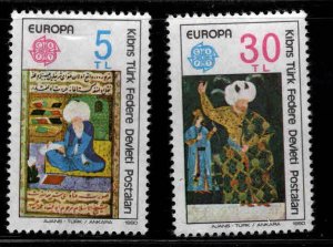 TURKISH Republic of Northern  Cyprus Scott 83-84 MNH** Europa set