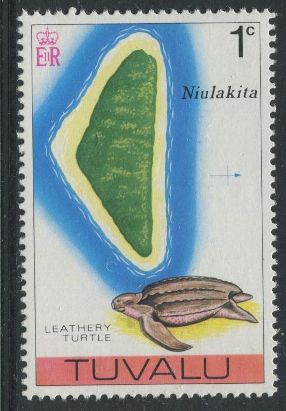 Tuvalu - Scott 23 - Pictorial Definitives -1976 - MNH - Single 1c Stamp