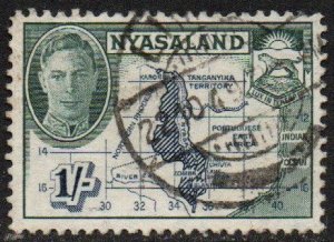 Nyasaland Protectorate Sc #76 Used