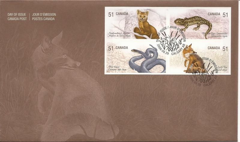 2006 Canada FDC Sc 2174-7 - Endangered species - 1