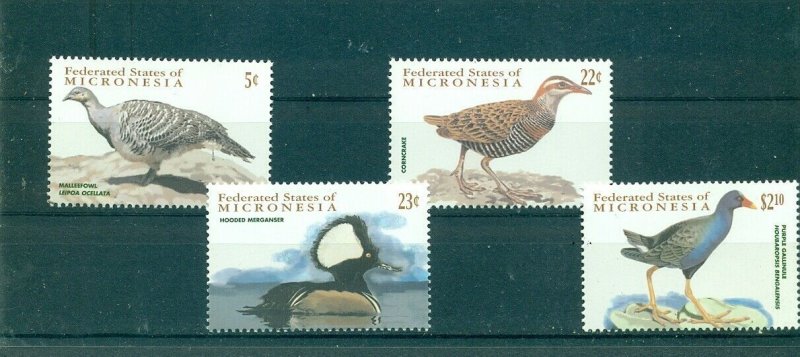 Micronesia - Sc# 461-4. 2001 Birds. MNH $5.25.