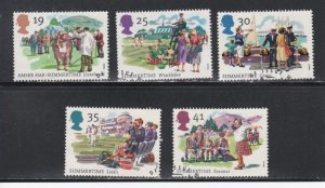 Great Britain # 1572-1576, Summertime Events, Used, 1/2 Cat.