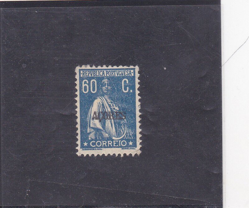 AZORES CERES 60 C. (1921-24)  AF # 185     MLH
