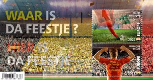 Belgium 2021 MNH Stamps Mini Sheet Sport Football Soccer European Championships