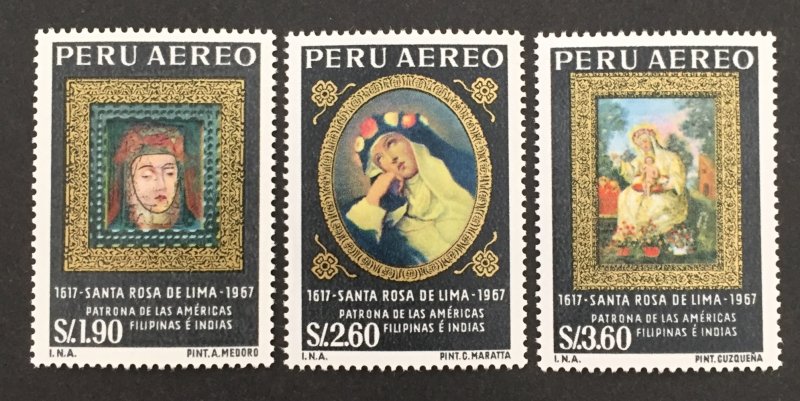 Peru 1967 #c213-5, St. Rosa of Lima, MNH.